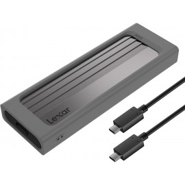 Boitier externe USB 3.2 Lexar E300 - NVMe M.2 Type 2280 (Argent) - LPAE300-RNBNG - C42